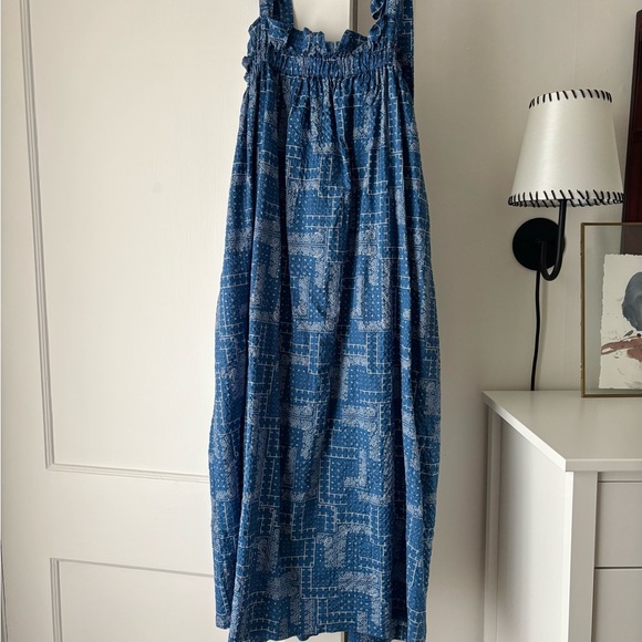A Bronze Age Clementine Dress in blue bandana - Picture 1 of 6